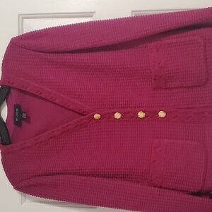 ST. JOHN Size M Fushia Jacket